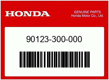 Honda GABELHOLMSCHRAUBE, Honda-Teilenummer 90123300000