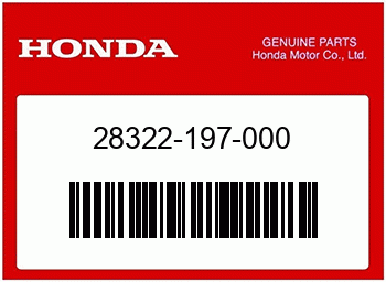 Honda FEDER, KICKSTARTERSCHENKE, Honda-Teilenummer 28322197000