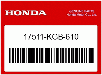 Honda GUMMI, KRAFTSTOFFTANK, V., Honda-Teilenummer 17511KGB610