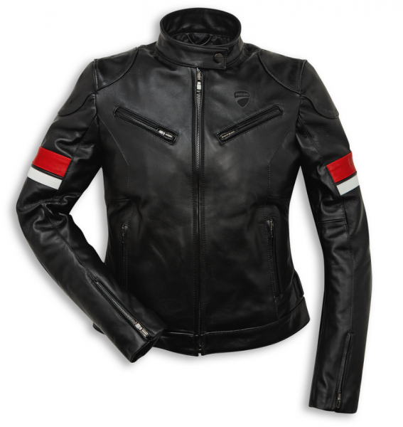 Ducati Original LEDERJACKE DAMEN URBAN STRIPES