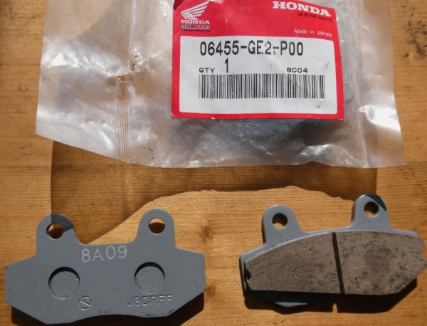 Honda Bremsbelag Satz vorne, für MBX80 SW