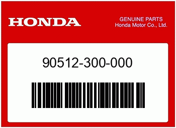 Honda SCHEIBE, 6X20, Honda-Teilenummer 90512300000