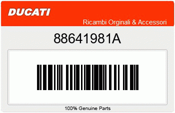 Ducati O-RING, Ducati-Teilenummer 88641981A