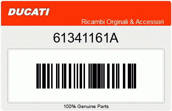 Ducati HINTERBREMSBELAEGESATZ, Ducati-Teilenummer 61341161A