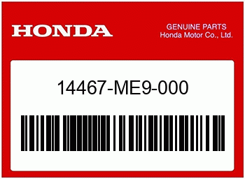 Honda VENTILSPIELAUSGL.SCHEIBEN, Honda-Teilenummer 14467ME9000