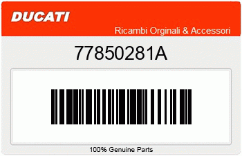 Ducati GEWINDESTIFT STEI M8X25, Ducati-Teilenummer 77850281A