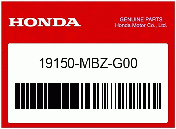 Honda SEITENDECKEL, KUEHLER, Honda-Teilenummer 19150MBZG00