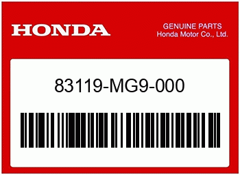 Honda FESTSTELLHUELSE, SCHLOSS, Honda-Teilenummer 83119MG9000