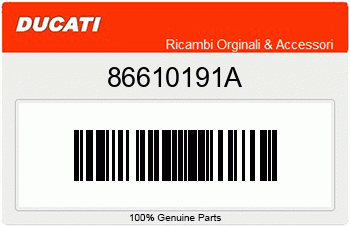 Ducati DAEMPFER, SITZ, Ducati-Teilenummer 86610191A