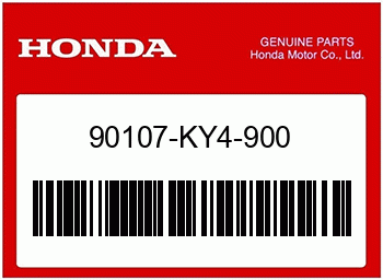 Honda SPEZIALSCHRAUBE, 6X2, Honda-Teilenummer 90107KY4900