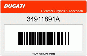 Ducati O-RING, 848 - 1098 Streetfighter 2010 - 34911891A