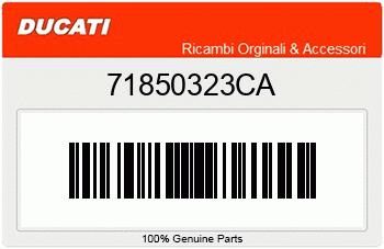 Ducati BHTSL SCREW M6X14 10.9, Ducati-Teilenummer 71850323CA