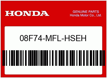Honda SOZIUSSITZBANKABDECKUNG, Honda-Teilenummer 08F74MFLHSEH