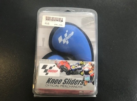 Moto GP Knieschleifer Blau