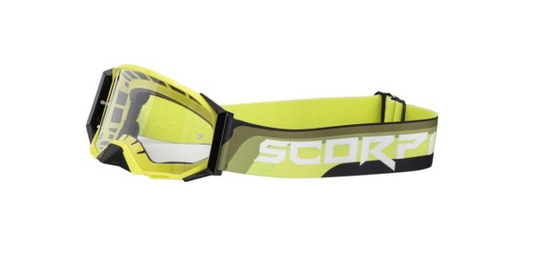 SCORPION Motocross Brille neongelb