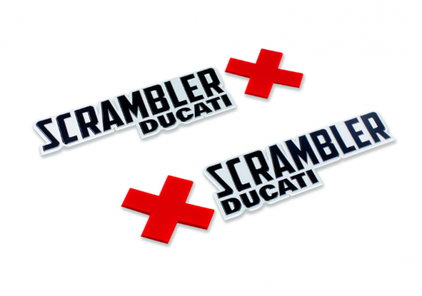 Ducati orig. Satz Scrambler Urban Enduro Logo Tankaufkleber