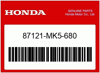 Honda TEIL WIRD AUSVERK., Honda-Teilenummer 87121MK5680