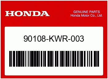 Honda STEHBOLZEN, KUGEL, Honda-Teilenummer 90108KWR003