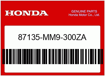 Honda STREIFEN, L. SEITE VERKLE, Honda-Teilenummer 87135MM9300ZA
