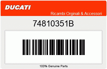 Ducati MUTTER, Ducati-Teilenummer 74810351B