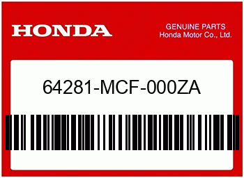 Honda MARKE A, rechts UNTERER WINDLAUF - 64281MCF000ZA