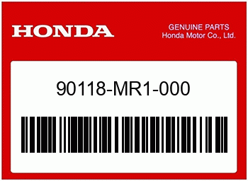 Honda KEGELKOPFSCHRAUBE, 6X14, Honda-Teilenummer 90118MR1000