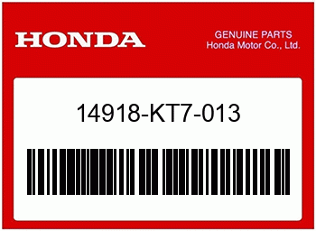 Honda VENTILSPIELAUSGL.SCHEIBEN, Honda-Teilenummer 14918KT7013