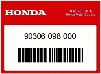 Honda KRONENMUTTER ACHSE - 90306098000