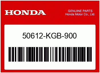 Honda FUSSRASTE KOMPL., R., Honda-Teilenummer 50612KGB900