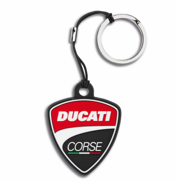 Ducati Corse SHIELD Schlüsselanhänger Gummi