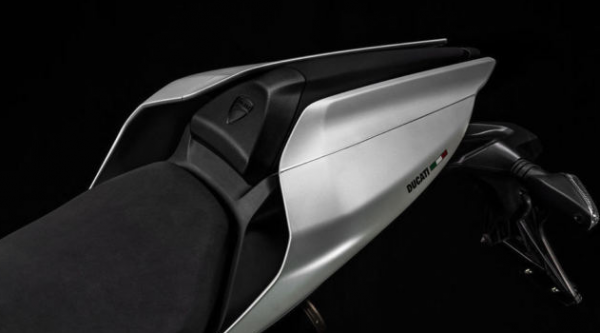 Ducati Original Beifahrersitzabdeckung aus Kunfstfasern WEISS Panigale 1199 R S / 899