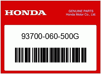 Honda SCHRAUBE 6X50, Honda-Teilenummer 93700060500G