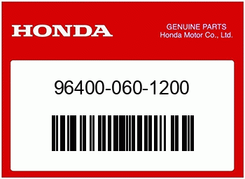 Honda FLANSCHENSCHRAUBE,6X12, Honda-Teilenummer 964000601200