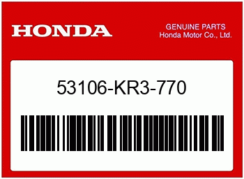 Honda GUMMI A,LENKERGEWICH, Honda-Teilenummer 53106KR3770