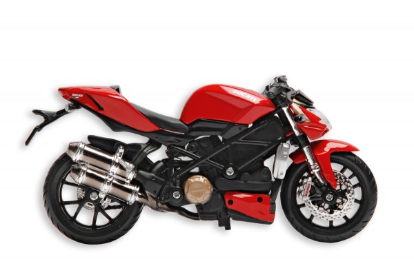 Ducati Motorrad Sammlermodell Standmodell Streetfighter von Maisto 1:18