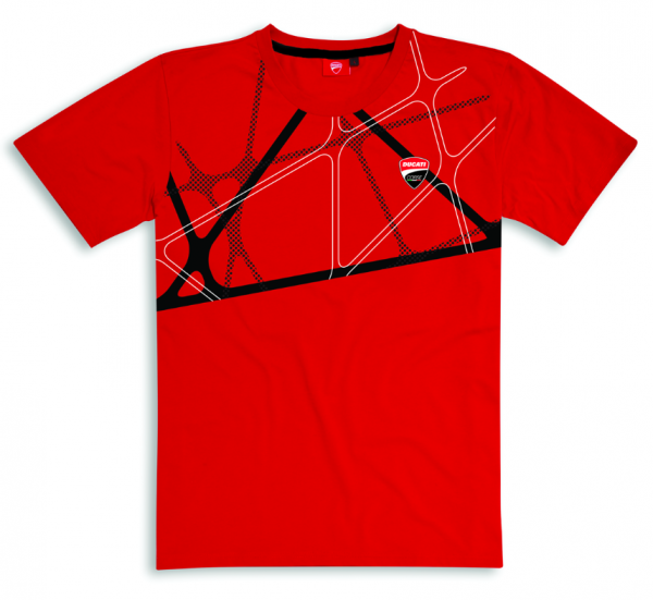 Ducati Corse 19 GRAPHIC RED T-SHIRT