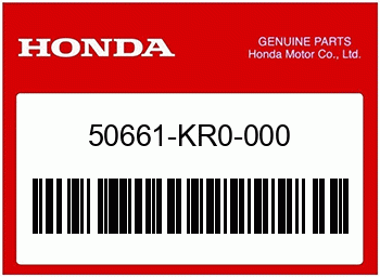 Honda GUMMI, HAUPTFUSSRASTE, Honda-Teilenummer 50661KR0000