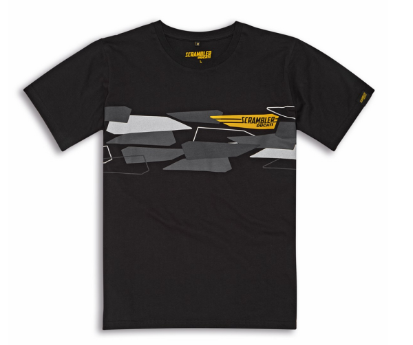 Ducati SCRAMBLER WING SCHWARZ T-SHIRT