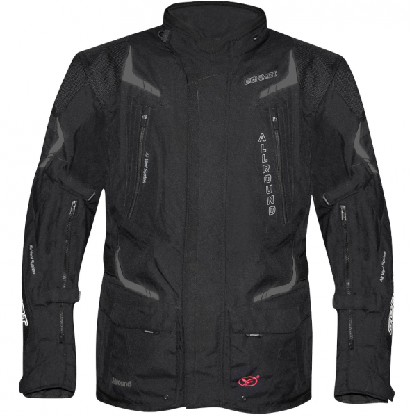 Germot TEXTILJACKE ALLROUND HERREN SCHWARZ MOTORRADJACKE