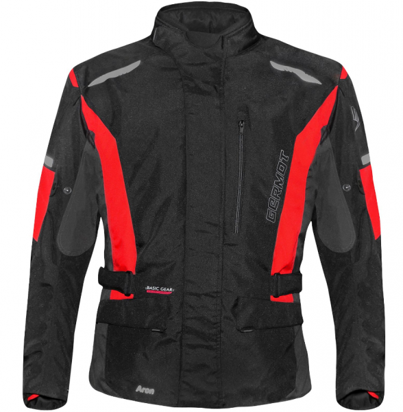 Germot Motorrad TEXTILJACKE ARON SCHWARZ/ROT