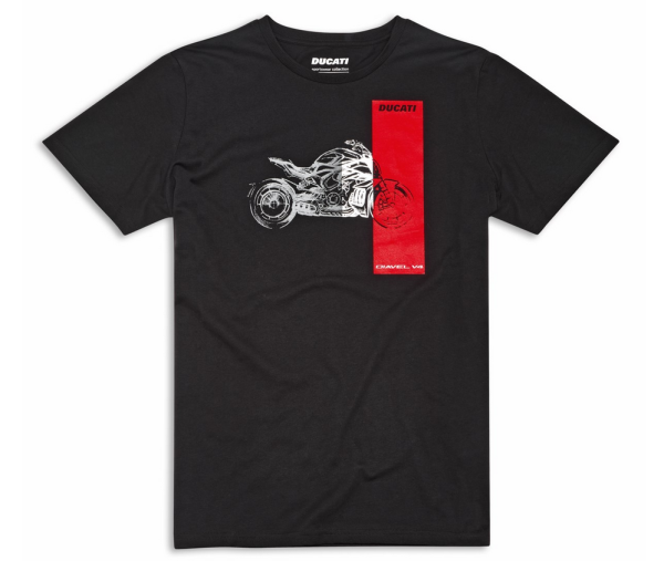 Ducati Original T-SHIRT DIAVEL V4 HERREN