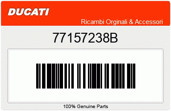 Ducati SCHRAUBE TCEIF M8X20, Ducati-Teilenummer 77157238B