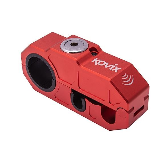 KOVIX Alarmbremshebelschloss rot