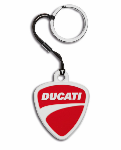 DUCATI Original SHIELD Schlüsselanhänger Gummi