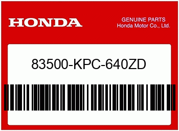 Honda SEITENDECKEL, R. *NH1 *, Honda-Teilenummer 83500KPC640ZD