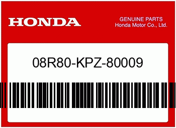 Honda BOLT SPECIAL R, Honda-Teilenummer 08R80KPZ80009
