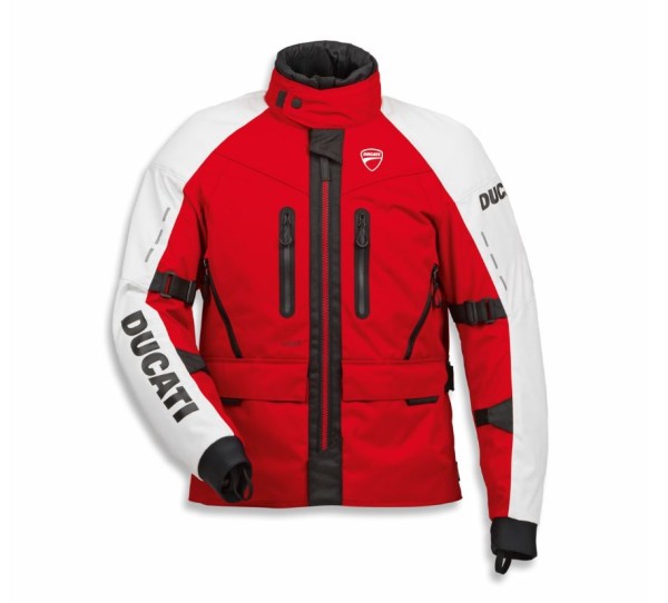 DUCATI JACKE TOUR C5 HERREN ROT/WEIß