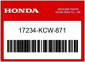 Honda ABLASSCHLAUCH, LUFTFILTER, Honda-Teilenummer 17234KCW871