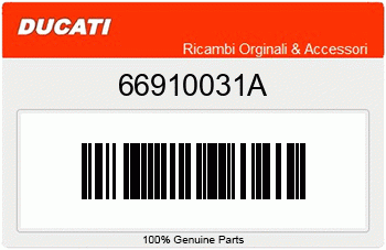 Ducati HALBRINGE 600M-ST2-900 M-SS/00, Ducati-Teilenummer 66910031A