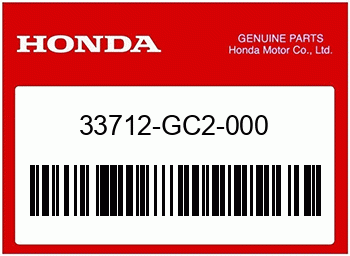 HUELSE A, SCHLUSSLICHT, Honda-Teilenummer 33712GC2000